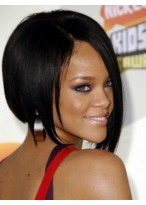 Rihanna Short Straight Full Lace Wig 