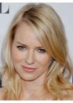 Naomi Watts Saucy Straight Synthetic Lace Front Wig 