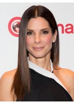 Sandra Bullock Florid Straight Synthetic Lace Front Wig 