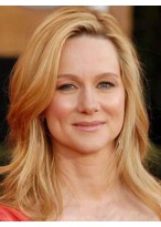 Laura Linney Splendid Human Hair Straight Lace Front Wig 