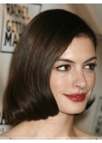 Anne Hathaway Good Straight Lace Front Synthetic Wig 