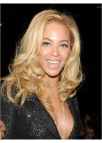 Beyonce Human Hair Wavy Wig 