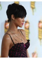 Rihanna's Short Hairstyle Wig 