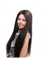 Long Straight Full Lace Remy Hair Wig 
