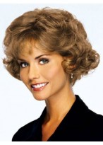 Short Human Hair Curly Lace Front Wig 