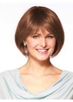 Mid-Length Human Hair Full Lace With Mono Top Bob Wig 
