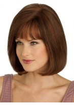 Mid-Length Full Lace With Mono Top Straight Wig 