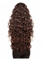 Capless Wavy Great Remy Human Hair Wig 