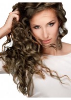 Human Hair Full Lace Long Length Deep Wave Wig 