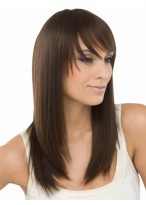 Ladies Straight Lace Front Remy Human Hair Wig 