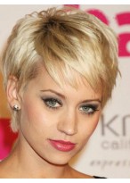 Short Straight Full Lace Remy Human Hair Wig 