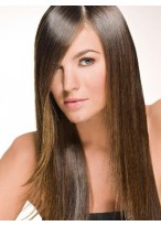 Human Hair Silky Straight Front Lace Wig 