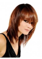 Medium Straight Capless Human Hair Wig 