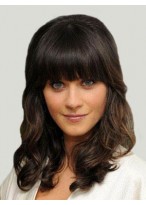 Execllent Wavy Capless Remy Human Hair Wig 