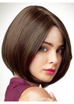 Remy Human Hair Straight Capless Wig 