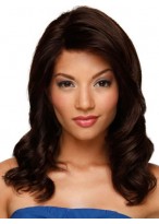 Lace Front Medium Wavy Remy Hair Wig 