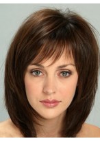 Lovely Straight Capless Human Hair Wig 