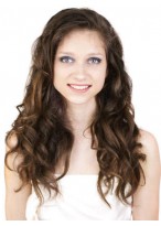 Layered Long Synthetic Lace Front Wavy Wig 
