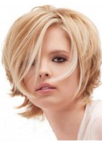 Straight Synthetic Diaphanous Lace Front Wig 