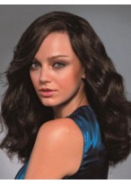 Attractive Human Hair Wavy Lace Front Wig 