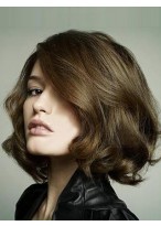 Hand Knotted Bob Hairstyle Lace Wig 