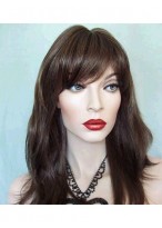 Long Straight Synthetic Front Lace Wig 