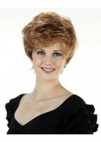 Short Wavy Capless Synthetic Hair Wig 