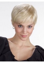 Short Lace Front Monofilament Synthetic Wig 