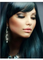 Synthetic Hair Full Lace Straight Wig 