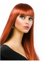 Capless Straight Synthetic Womens Wig 
