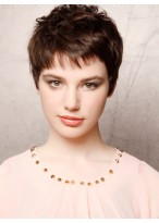 Short Capless Synthetic Wig With Straight Style 