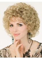 Short Curly Capless Synthetic Wig 
