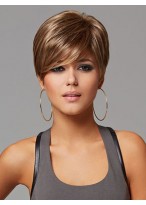Charming Short Capless Synthetic Wig 