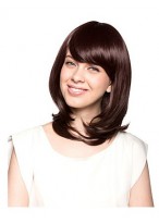 Capless Synthetic Hair Straight Wig 