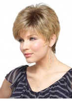 Capless Short Length Synthetic Wig 