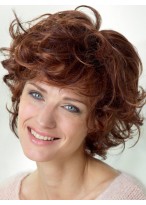 Wavy Short Length Synthetic Lace Front Wig 