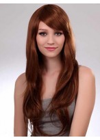 Charming Straight Long Capless Synthetic Wig 