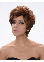 Superb Short Wavy Capless Synthetic Wig 