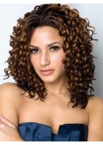 Lace Front Curly Synthetic Wig 