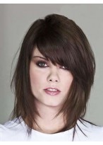 Diaphanous Straight Capless Synthetic Wig 
