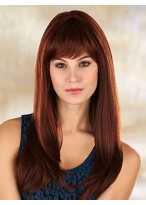 Engaging Straight Capless Synthetic Wig 