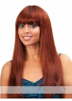 Long Length Straight Capless Synthetic Wig 
