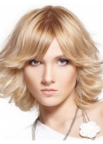 Stunning Wavy Capless Synthetic Wig 