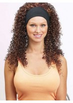 Curly Capless Long Synthetic 3/4 Wig 