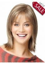 Shoulder Length Human Hair Wig 