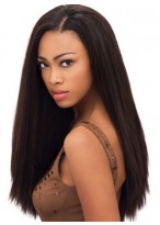 Long Straight African American Wig 