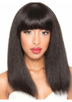 Natural Human Hair Capless Wig 