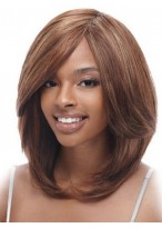 Cute Lace Front Remy Human Hair African American Wig 