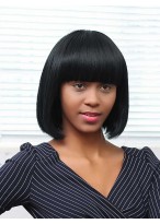 Modern African American Capless Synthetic Wig 