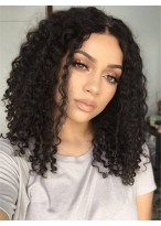 African American Pretty Curly Lace Front Synthetic Wig 